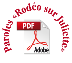 RODEO SUR JULIETTE paroles